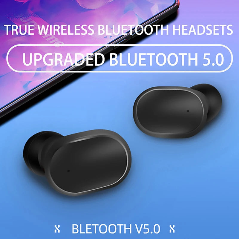 A6S TWS Earphones Wireless Bluetooth 5.1 Headphones Touch Control Earbuds With Mic Earphones Sport Waterproof Headset for xiaomi