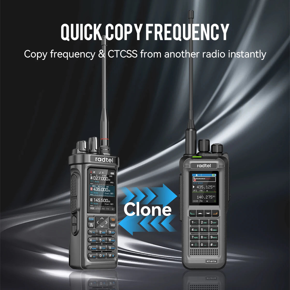 Radtel RT-950 PRO Walkie Talkie AM/FM/CB/LSB/USB/CW Receiver with GPS APRS 10W Bluetooth Phone Programming Ham Radio RT-950PRO