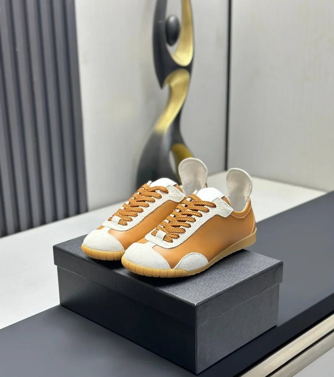 Luxury Brand Running Shoes Casual Sneakers Commuter Shoes Hiking Shoes Genuine Leather Simple Yet Stylish Retro Sporty Style