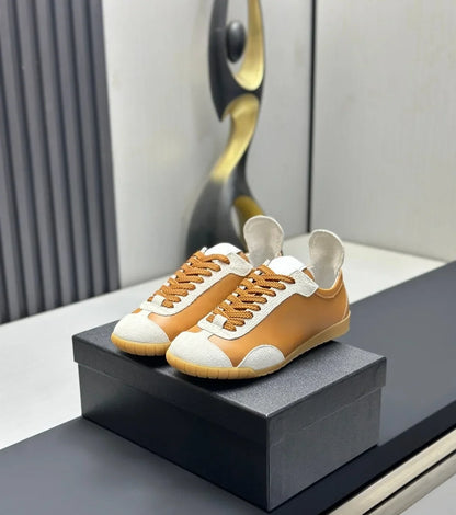 Luxury Brand Running Shoes Casual Sneakers Commuter Shoes Hiking Shoes Genuine Leather Simple Yet Stylish Retro Sporty Style