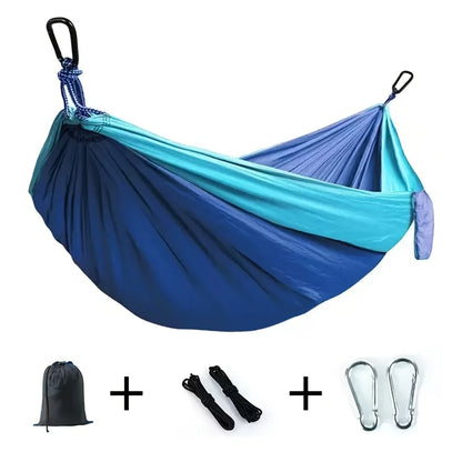 Ultralight Travel Hammock 661.39lbs Capacity Breathable Quick Dry with 2 Carabiners 2 Straps for Indoor Outdoor