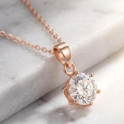 1-3ct D VVS1 Moissanite 925 Sterling Silver Necklace Pendant Luxury for Women Exquisite Wedding Jewelry Accessories Gifts