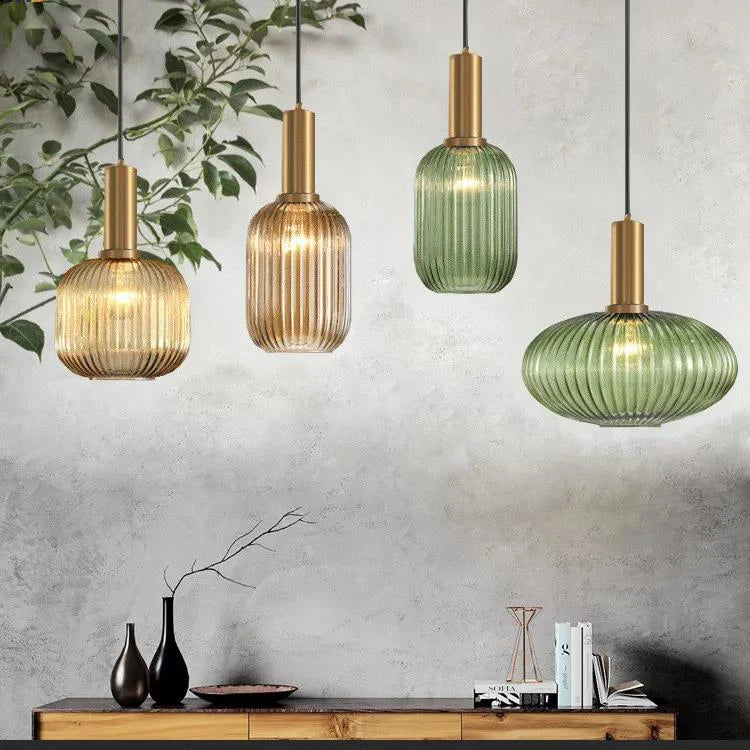 Modern LED Nordic Glass Pendant Lights Fixtures Bedroom Dinning Living Room Light Hanging Lamp Hanglamp Luminaire