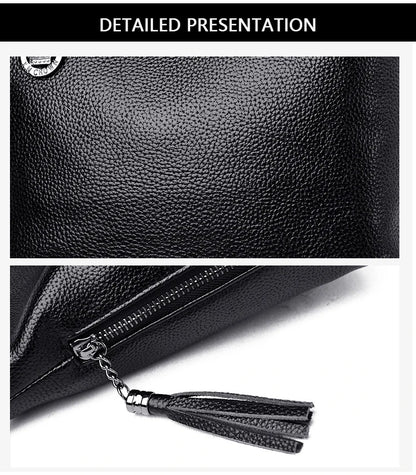 Tassels Women Hand Crossbody Bags for Female Leather Crossbody Luxury Purses and Handbags Women Shoulder Bag Designer Bucket Sac