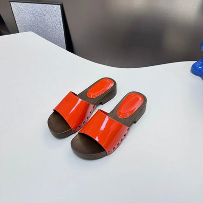 Luxury Brand Women's Shoes Handmade Fashion Slides Modern Slippers Outdoor Sandals Indoor Beach Garden Footwear Holiday Gifts