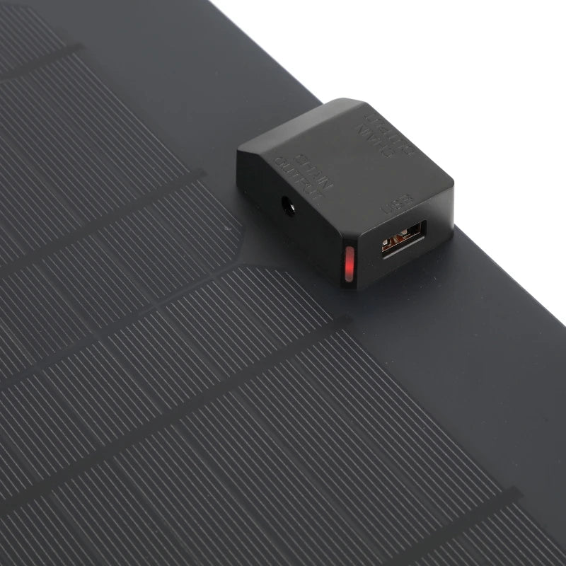 50W/100W Portable Solar Panel USB Outdoor Mobile Power DIY Travel Cell Phone Charger Car Yacht 12V18V Battery Pack Power Panel