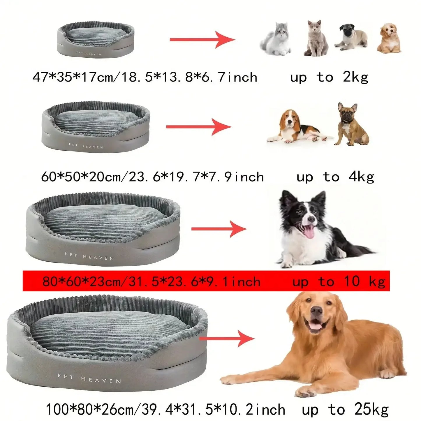 Machine-Washable Soft & Cozy Pet Bed – All-Season Dog & Cat House With Warm Mat | Plush Comfort, Winter Essential & Perfect Christmas Gift For Small/Medium/Large Pets, Indoor Outdoor Use