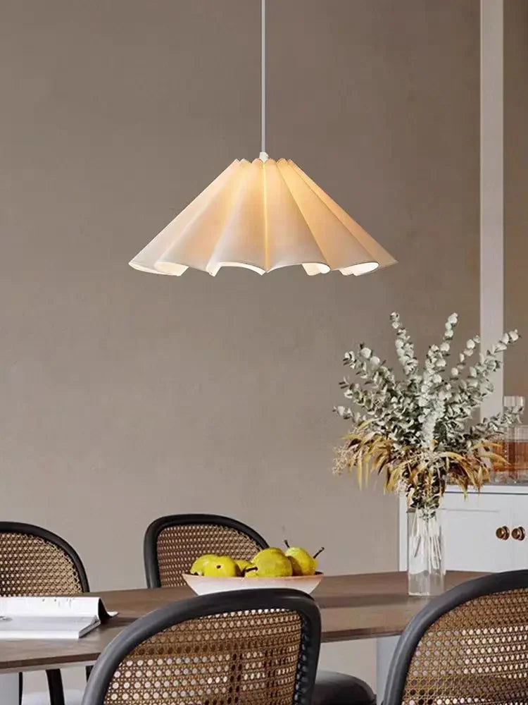 Lower Petals Cream Chandelier LED Indoor Pendant Lamp for Living Room Bedroom Dining Room Bar Simple Modern Lights