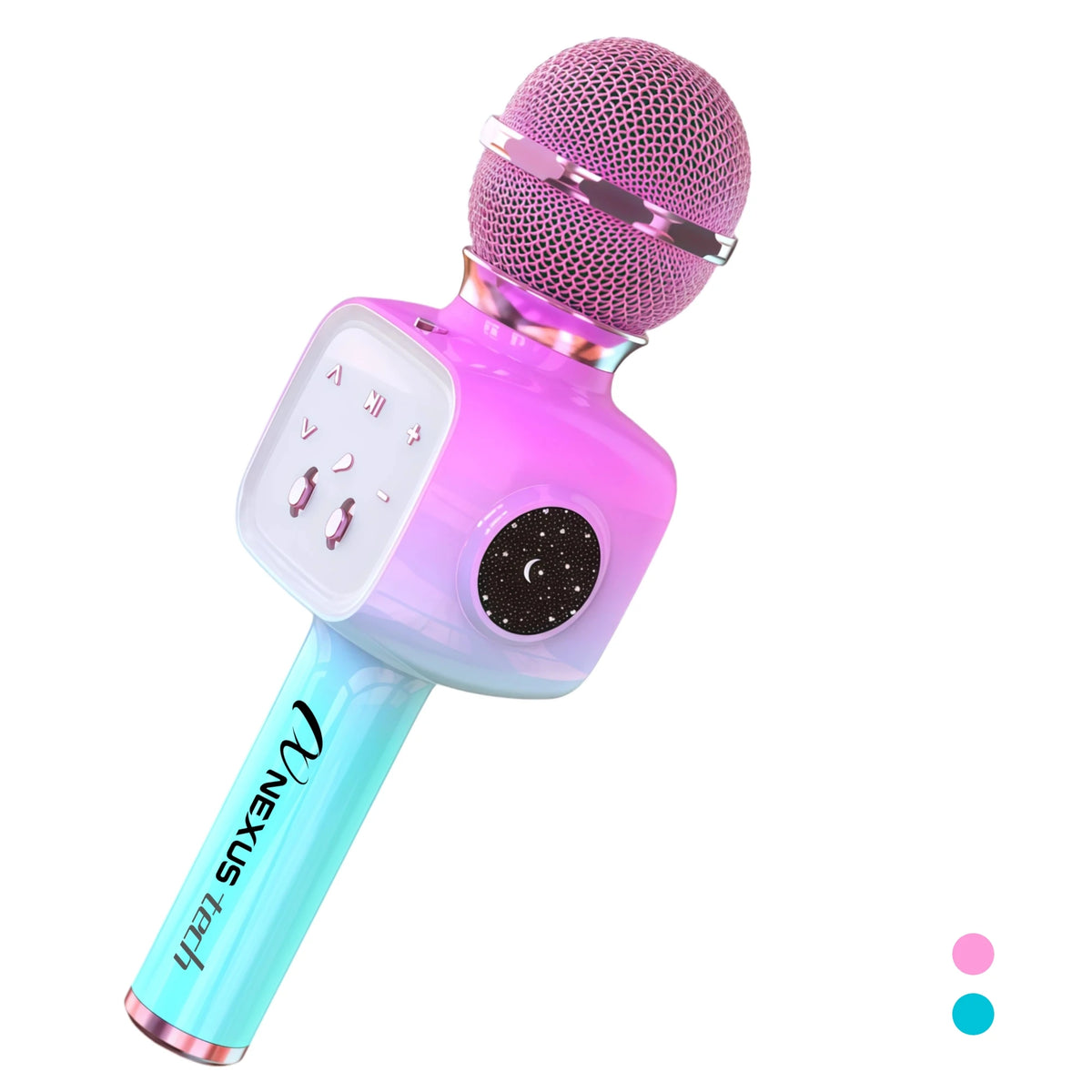 Wireless Bluetooth 5.2 Karaoke Microphone Portable Speaker Voice Changer RGB LED Premium Party Entertainment Singing Machine TWS Kids Adults Gift