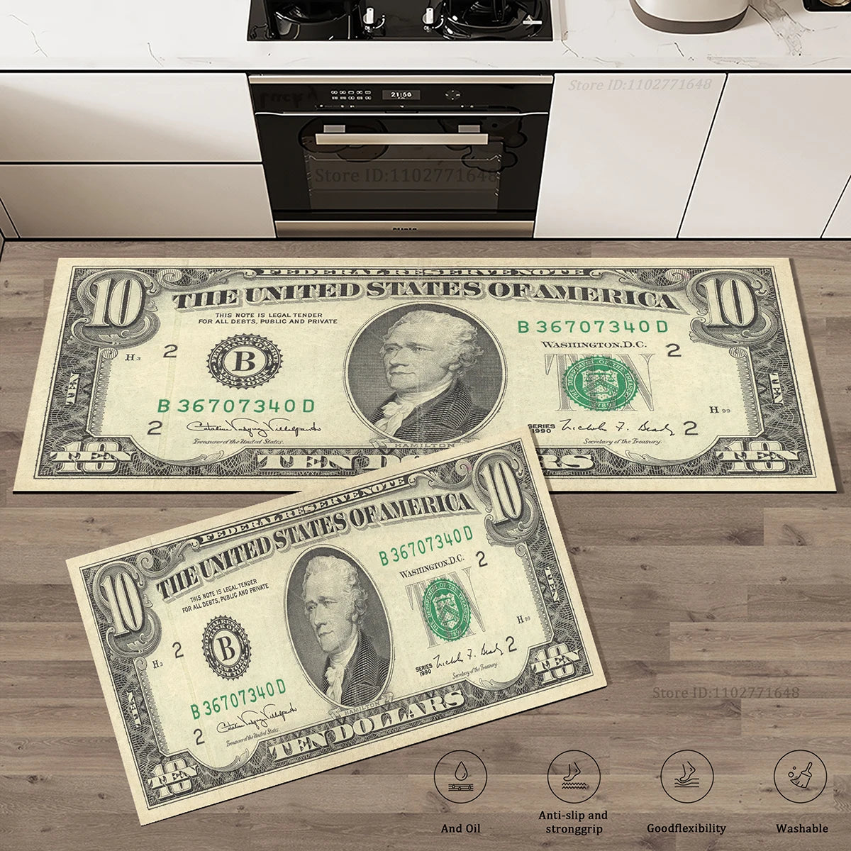 Living Room Dollar Luxury Kitchen Absorbent Foot Carpets Entrance Doormat Kawaii Rug Floor Mat Anti Slip Mat Home Hallway Decors