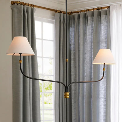 2025 Mid Century Chandelier Minimalist Wrought Iron Light Designer Black Amd Gold Lights Country Hall Bedroom Dining Room Lighti