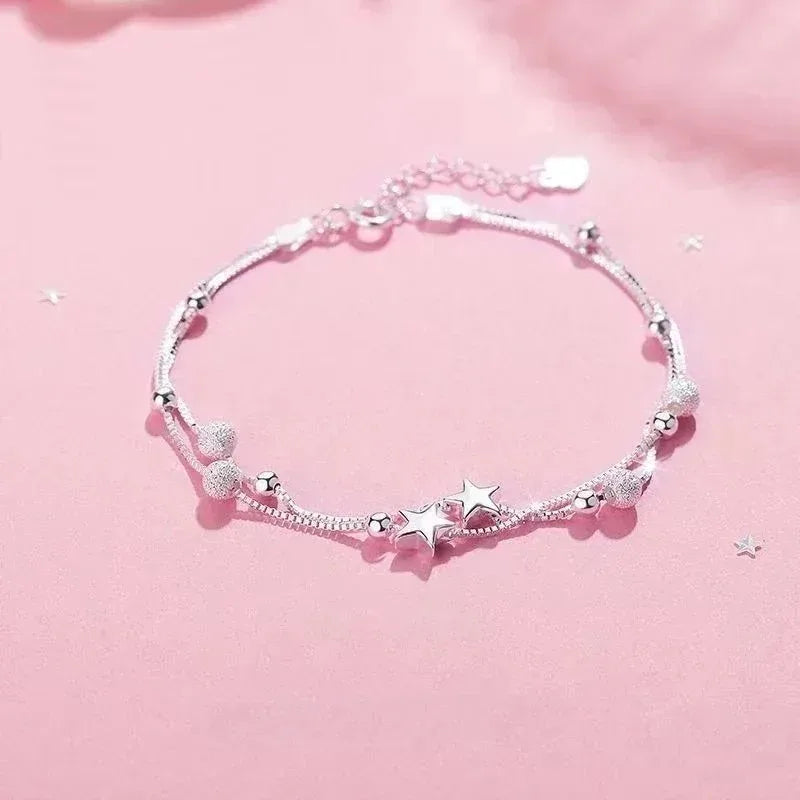 925 Sterling Silver Bracelet Woman Vintage Luxury Original Jewelry Accessories Fashion Designer Party Wedding Jewelry Gifts 2025