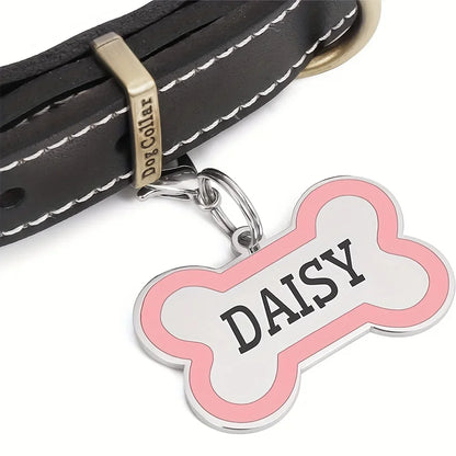 Engraved Dog Collar with Name & Phone Number Adjustable Custom Puppy Collar Pet ID Tag for Small Medium Large Dogs & Cats Collar