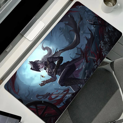 Gamer XL Desktop Decoration Computer Gaming Mouse Pad Game Bloodborne Large Pc Mousepad Office Computer Keyboard Desk Mat Carpet