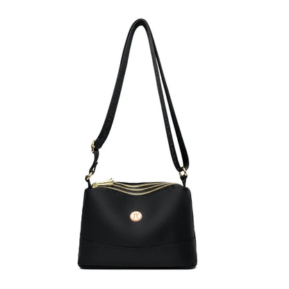 High Quality Women's Waterproof Nylon Multilayer Crossbody Bag Ladies Large Capacity Handbag Purse Female Shoulder Bags 3 Layers