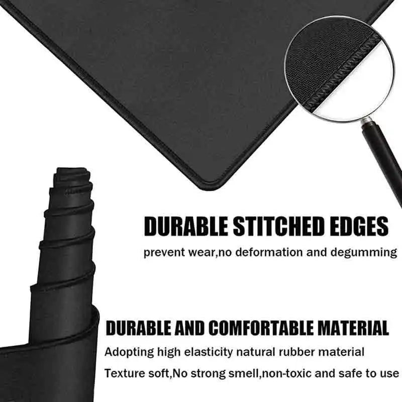 Black Circuit Board Pattern Mouse Pad Large Computer Office Table Mats Rubber Anti-slip Gaming Keyboard Mousepads Long Desk Pads