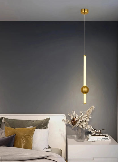 1pc Modern Home Decor LED Lights Bedroom Lamp Bedside Pendant Light Lamps LED Chandeliers Hanging Light Indoor Lighting