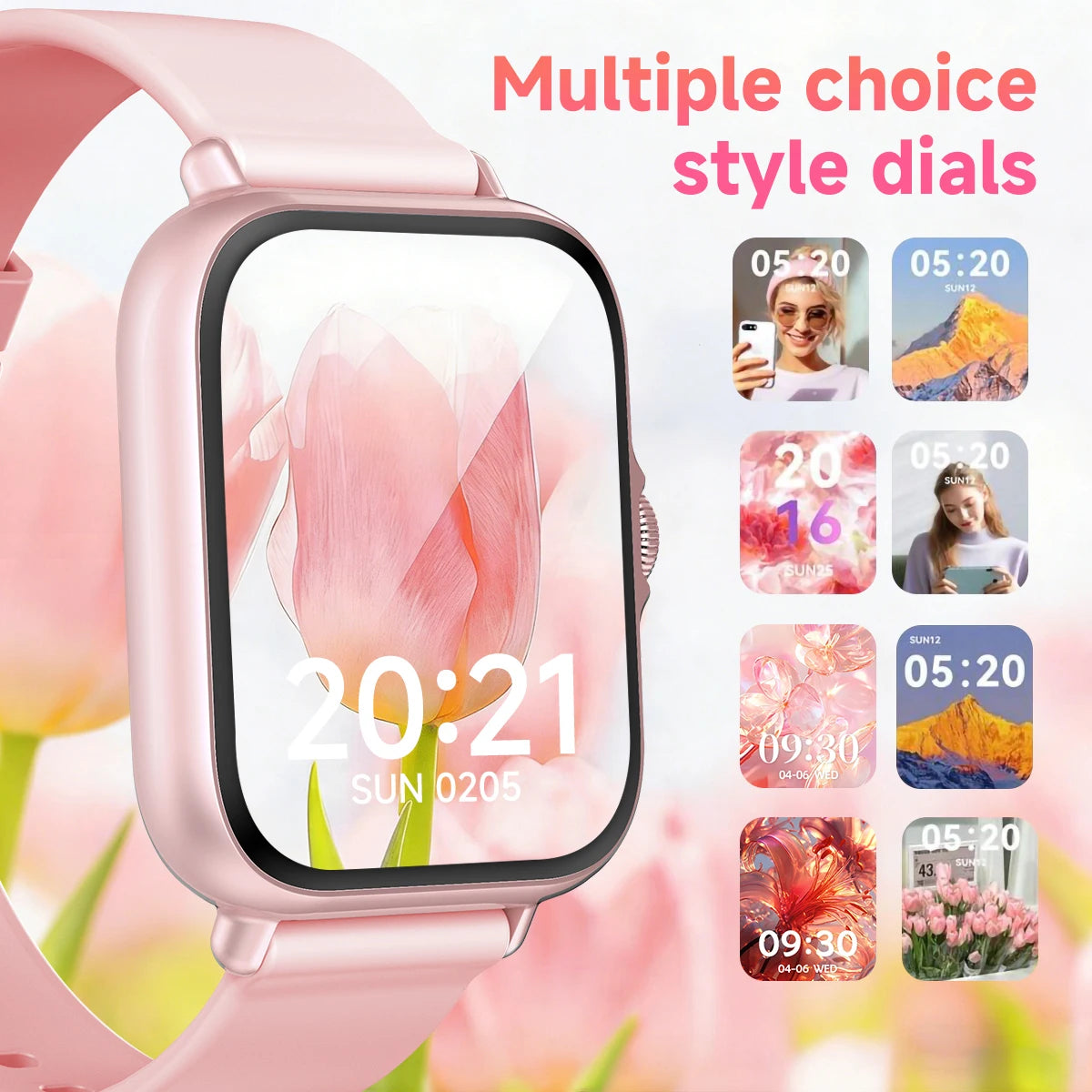 New Smart Watch 1.83'' Waterproof Message Answer Call Sports Pedometer Sleep Monitoring Information Alerts For IOS&Android