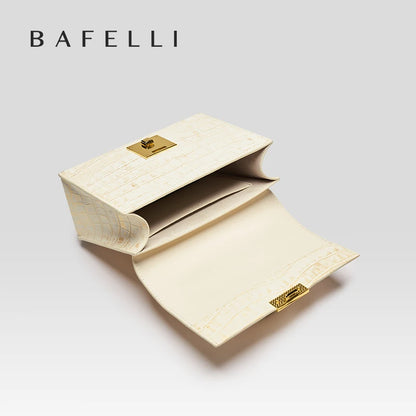 BAFELLI WOMEN'S BAG NEW FASHION LADY STYLE ELEGANT FEMALE HANDBAG K GOLD GENUINE LEATHER SHOULDER LUXURY BRAND PURSE 2026
