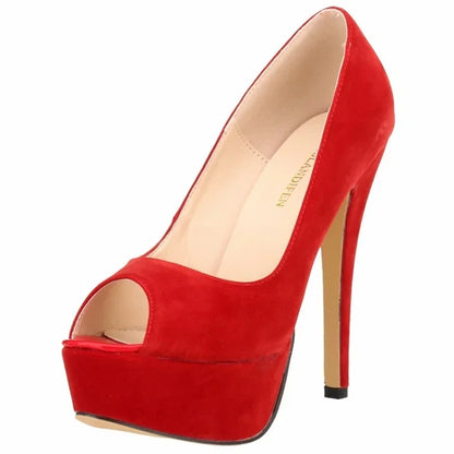 Women Platform Sandals Stilettos Sexy Stripper Pole Dance High Heels Pumps Peep Toe Ladies Nighclub Party Black Wedding Shoes
