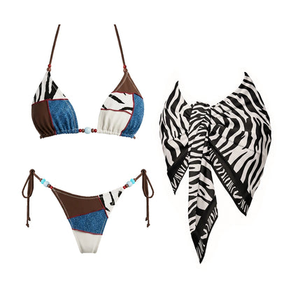 Micro Bikinis 2026 Sexy Women Swimsuit Swimwear Female Thong Bikini Set Biquini Bathing Suit Print Swimming Suits Beachwear