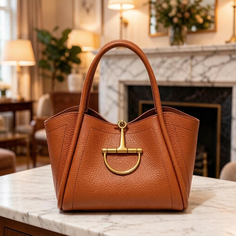 Chic Shoulder Bag for Ladies High-Quality Leather Luxury Brand Design Famous Designer Inspired Everyday Essential