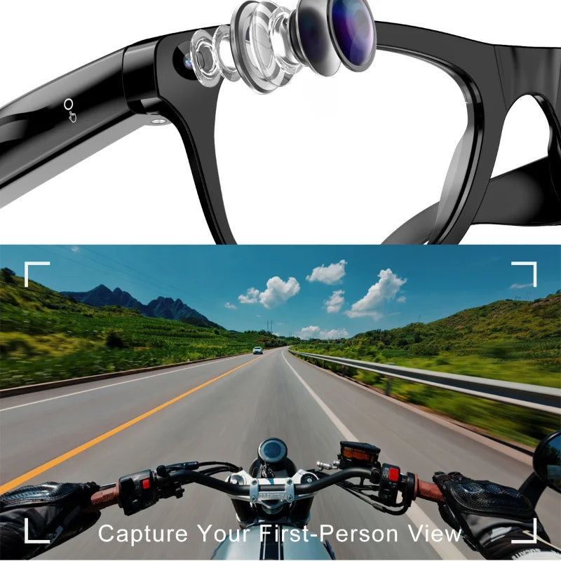 New Intelligent Shooting Glasses With High-definition 8k Pixel Ai Assistant And Multifunctional Smart Glasses For Music Playback