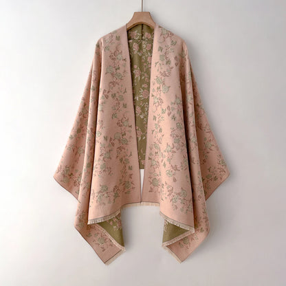 New Luxury Brand Two-Sided Jacquard Scarf pashmina Cashmere Soft Warm Fringe Pashmina Shawl Winter Coldproof Windproof Blanket