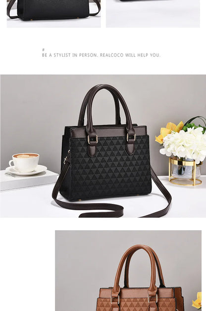 Elegant Women Shoulder Bag PU Leather Ladies Messenger Bag Fashion Single Totes Bag Korean Luxury Lady Handbags Bolsa Feminina