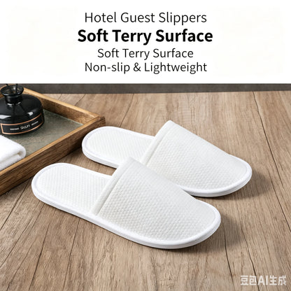 Spot wholesale hotel disposable slippers thickened guest bed slippers hotel