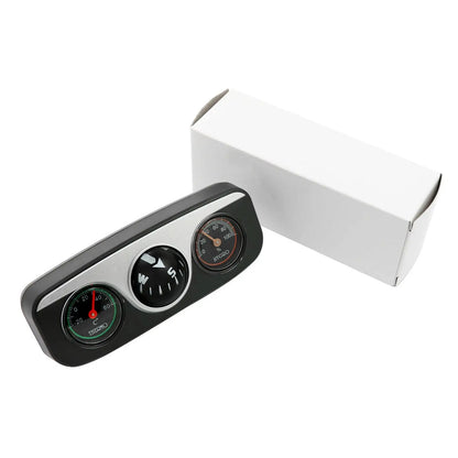 Car Dashboard Compasses Durable Car Accessories 3 in 1 Portable Vehicles Navigation Compass Navigation Ball Vehicle Thermometer