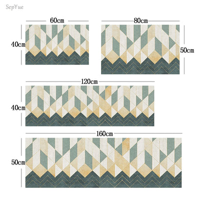 Japanese‑Style Diatomite Kitchen Runner Floor Mat Water & Oil Absorbent Non‑Slip Household Foot Mat for Kitchen Door Entrance