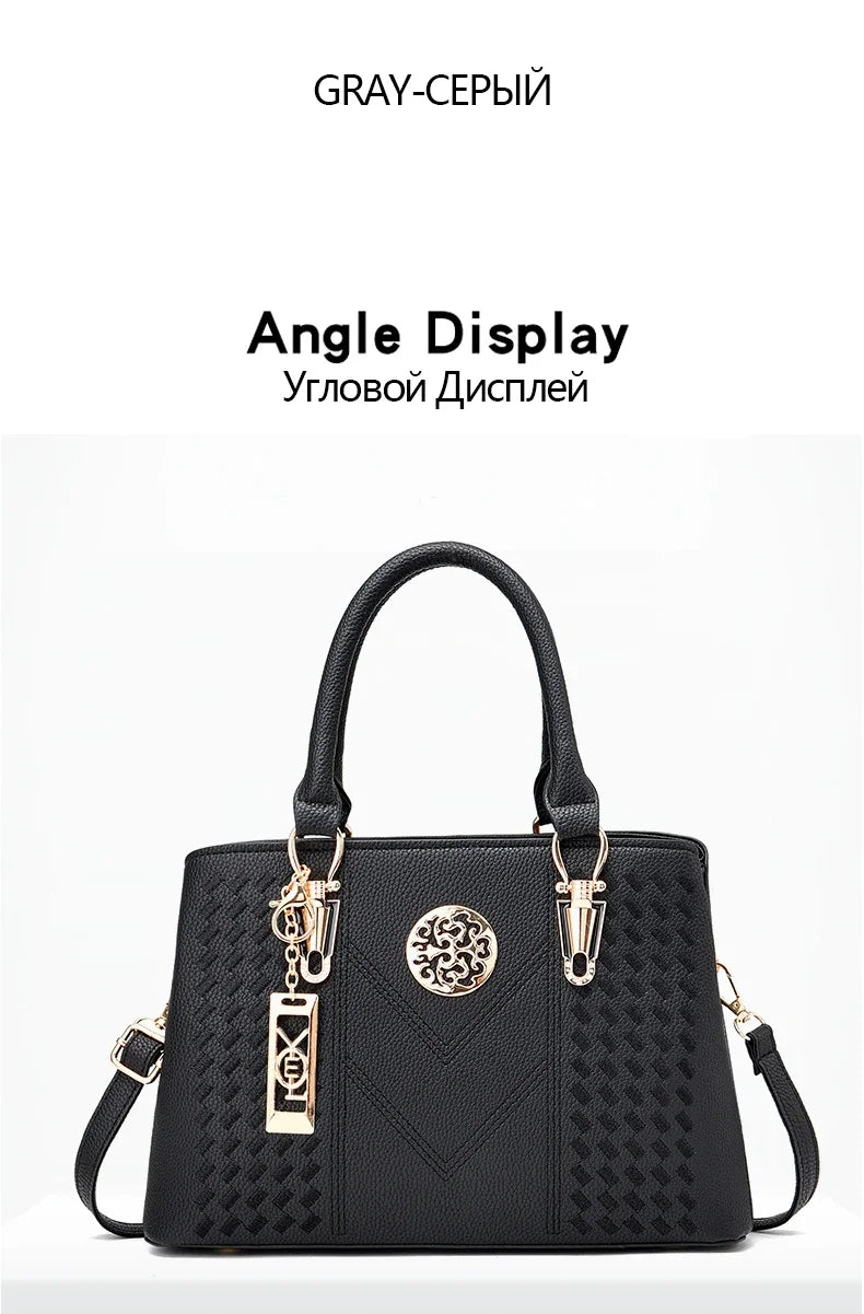 New Famous Designer Brand Bags Women Leather Handbags Luxury Ladies Hand Bags Purse Fashion Shoulder Bags Gift