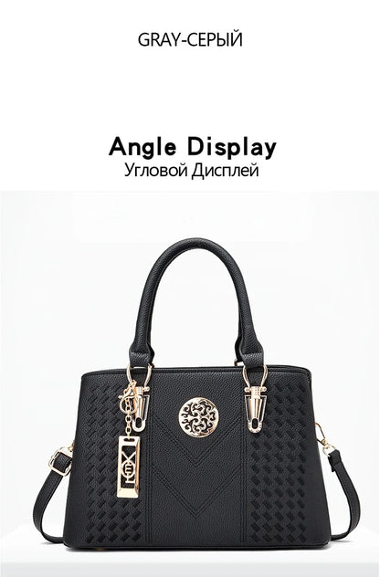 New Famous Designer Brand Bags Women Leather Handbags Luxury Ladies Hand Bags Purse Fashion Shoulder Bags Gift