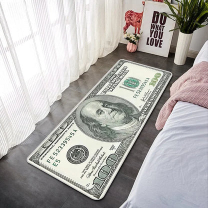 Dollar Doormat for Entrance Door Non-slip and Washable Kitchen Mat Absorbent Bathroom Rug Balcony Decorations Floor Mats Welcome