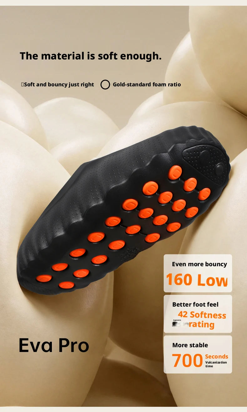 Men's Lightweight Outdoor Slippers Soft Thick Sole Breathable Sandals Non-Slip Summer Beach Slides for Casual Home Bathroom Use