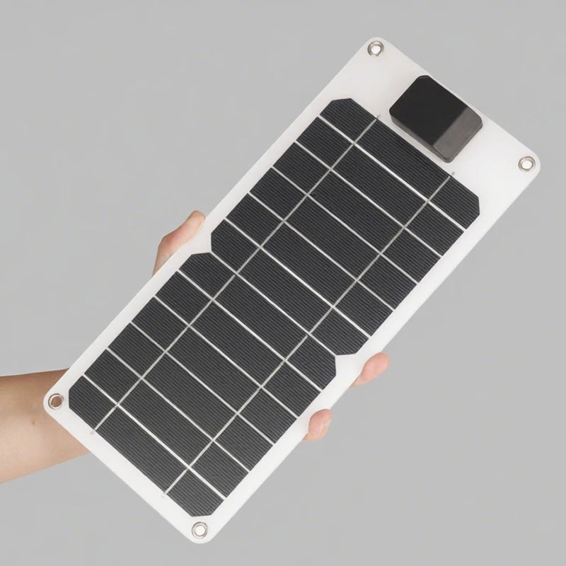 30W Portable Solar Panel USB Foldable Solar Charger Outdoor Battery Power Bank for Camping Hiking Travel Phone Charging 5V