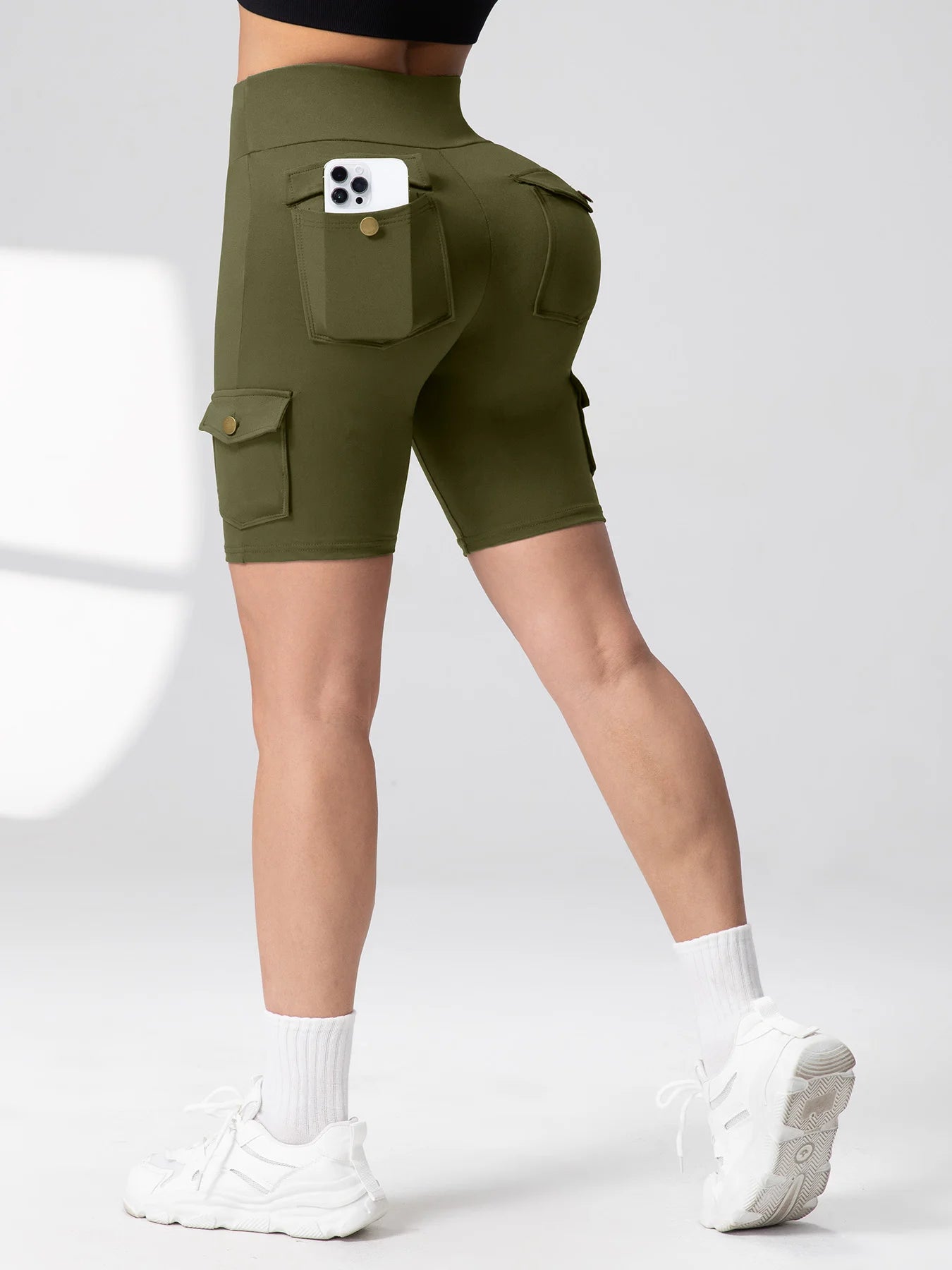 Pockets Gym Leggings Women High Waist Fashion Fitness Pants Skinny Stretch Outdoors Comfortable Sport  Leggings