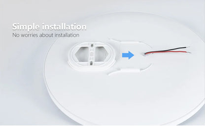 MARPOU Smart Ceiling Lamp LED Lamp for Bedroom Large Ceiling Lamps LED Lights with Remote Control Dimmable LED Lights for Room