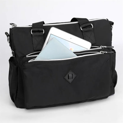 High-grade fabrics,Women's Shoulder bag Female Top-Handle bag Handbag Waterproof Nylon CrossBody Bag Ladies Messenger Bag