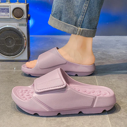 Outdoor Sandals Beach Casual Shoes New Summer Men Massage Slippers Sides Indoor Soft Sole Slides Men Flip-flops Men's Footwear