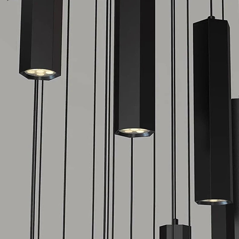 Modern home decor led lights pendant light lamps forstaircase Chandeliers for living room hanging light indoor lighting