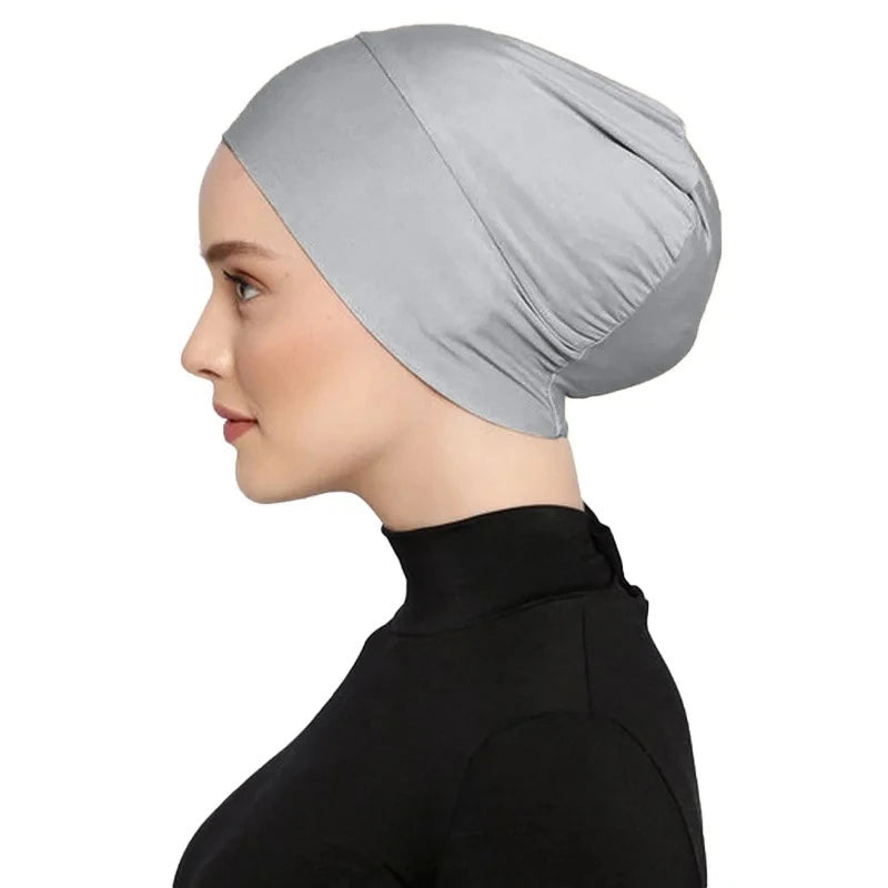 2026 New Women's Hijabs Islamic Undercap Muslim Abaya Hijabs Soft Strech Jersey Turbans Turban Instant Head Wrap Women Cap