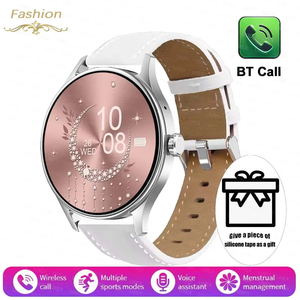 2026 New Smart Watch Women Men Bluetooth Call Sports Fitness Watches Heart Rate Health Monitor Smartwatch Ladies For Android iOS