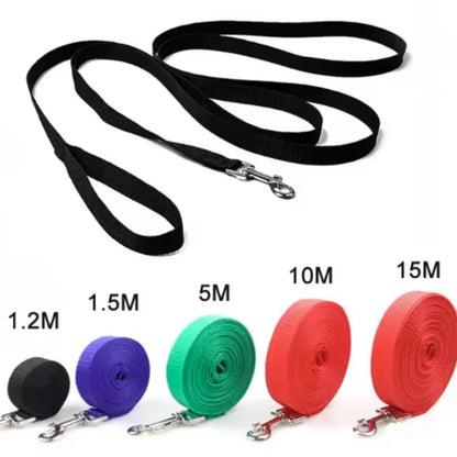 1.2M-30M Long Nylon Dog Training Leashes Walking Pet Leash Long Lanyard Traction Rope for Small Large Dogs Lead Item