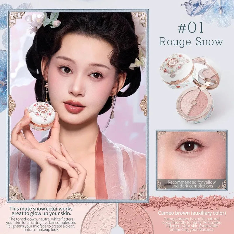 Flowerknows Butterfly Cloud Collar Collection Gift Set Makeup Kit Blush Lipstick Eyeshadow Palette All In One Box For Women