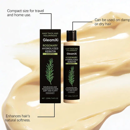 100ml/220ml Rosemary Shampoo Organic Thickening Oil Hair Growth for Thinning Hair & Hair Loss Volumizing Natural Shampoo