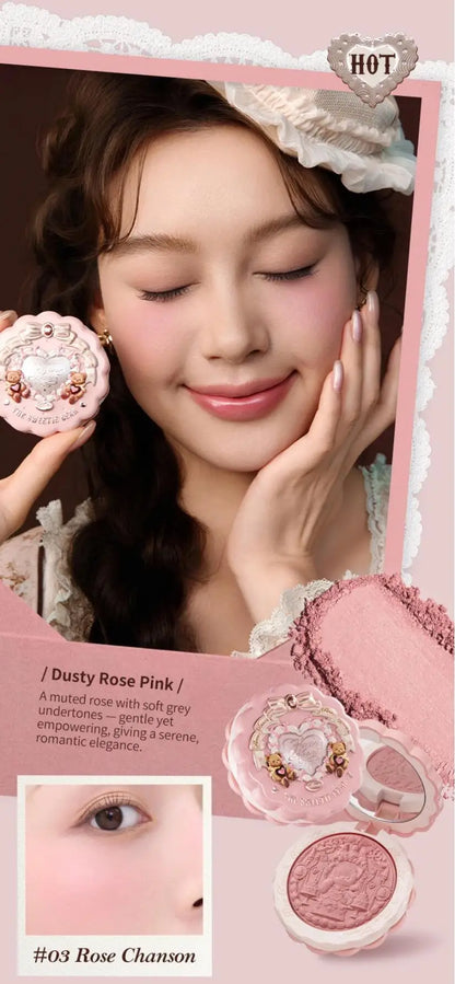 Flower Know Makeup Set Little Angel Collection Make Up Gift Box Eye Shadow Blush Matte Lipstick Highlighter Full Kit All In One