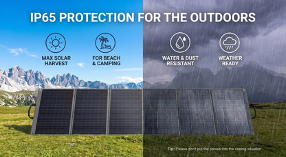 SOLARPLAY 3600W Portable Power Station 3840Wh Large Capacity Emergency Backup Power Q3600 Supply 400W Foldable Solar Panel Kit for Outdoor Camping RV Off-Grid Use