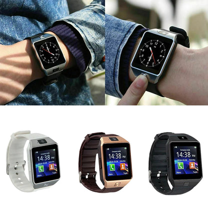Watch Smart DZ09 Wristwatch Support SIM Card 1.56 inch Touch Screen Bracelet Multimedia Remote Equipment White